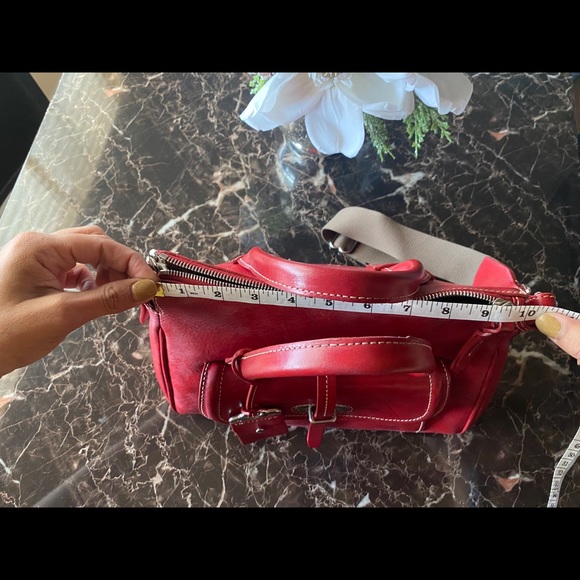 SOLD - Red leather Dooney & Bourke handbag - Picture 9 of 12